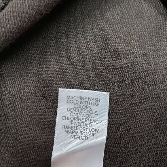 Pure Jill Slim Leg Cropped Pants Womens Small Petite Brown Pima Modal - Picture 9 of 9